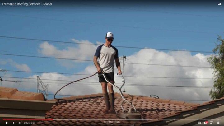 Video production service example for Fremantle Roofing Services