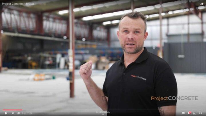 Video production service example for Project Concrete